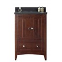 American Imaginations AI-17497 Plywood-Veneer Vanity Set In Walnut