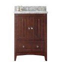 American Imaginations AI-17501 Plywood-Veneer Vanity Set In Walnut