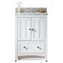 American Imaginations AI-17513 Plywood-Veneer Vanity Set In White