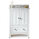 American Imaginations AI-17515 Plywood-Veneer Vanity Set In White