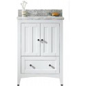 American Imaginations AI-17525 Plywood-Veneer Vanity Set In White