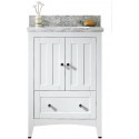 American Imaginations AI-17527 Plywood-Veneer Vanity Set In White