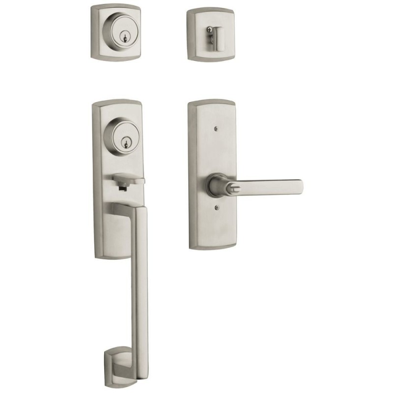 Baldwin Estate Series 85385 Soho Two-Point Lock Handleset w/ Soho Door Lever