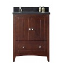 American Imaginations AI-17544 Plywood-Veneer Vanity Set In Walnut