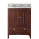 American Imaginations AI-17553 Plywood-Veneer Vanity Set In Walnut