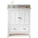 American Imaginations AI-17563 Plywood-Veneer Vanity Set In White