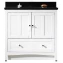 American Imaginations AI-17603 Plywood-Veneer Vanity Set In White