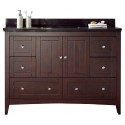 American Imaginations AI-17641 Plywood-Veneer Vanity Set In Walnut