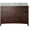 American Imaginations AI-17647 Plywood-Veneer Vanity Set In Walnut