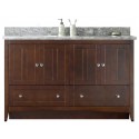 American Imaginations AI-17681 Plywood-Veneer Vanity Set In Walnut