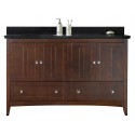 American Imaginations AI-17687 Plywood-Veneer Vanity Set In Walnut