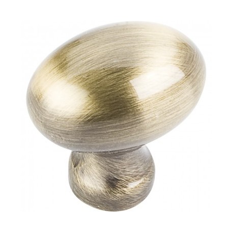 Bordeaux 1 3/16" Overall Length Football Cabinet Knob with One 8 32 x 1" Screw
