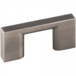 Jeffrey Alexander 635-32 Sutton 2 1/4" Overall Length Square Cabinet Pull