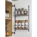 Hardware Resources DMS3-PC-R Door Mounted Tray System Kit in Polished Chrome