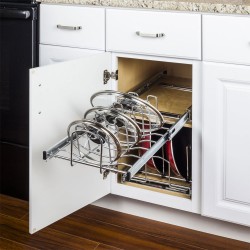 Hardware Resources MPL0215-R Cookware Lid Organizer Pullout