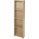 Hardware Resources PDM45 Door Mount Pantry Organizer, 12" x 4 7/8" x 45 5/8", Finish-UV Coated