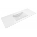 American Imaginations AI-422 48-in. W x 18.5-in. D Ceramic Top In White Color For 8-in. o.c. Faucet