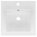 American Imaginations AI-1310 16.5-in. W x 16.5-in. D Ceramic Top In White Color For Single Hole Faucet