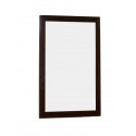 American Imaginations AI-1163 21.25-in. W x 31.5-in. H Modern Plywood-Veneer Wood Mirror In Wenge