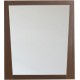 American Imaginations AI-1184 29.5-in. W x 33.5-in. H Modern Plywood-Melamine Wood Mirror In Wenge
