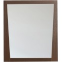 American Imaginations AI-1184 29.5-in. W x 33.5-in. H Modern Plywood-Melamine Wood Mirror In Wenge