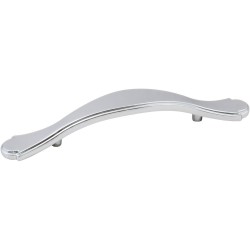 Elements 3108 Series Gatsby 5-1/4" Zinc Footed Cabinet Pull