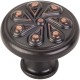 Luxe 1-3/16" Diameter Zinc Die Cast Teardrop Cabinet Knob