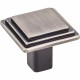Elements Calloway 351L-PC 351L 1-1/4" Length Stepped Square Cabinet Knob