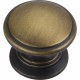 Jeffrey Alexander 3980-ABSB 3980 Series Durham 1 1/4" Diameter Cabinet Knob with One 8 32 x 1" Screw