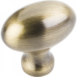 Jeffrey Alexander 3991 Lyon Cabinet Football Knob, Overall Length-1 9/16"
