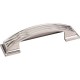 Jeffrey Alexander 536-96SN 536-96 Aberdeen 5" Overall Length Lined Cup Cabinet Pull