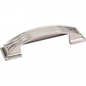 Jeffrey Alexander 536-96SN 536-96 Aberdeen 5" Overall Length Lined Cup Cabinet Pull