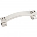 Jeffrey Alexander 585-96 Delmar 4 1/2" Overall Length Square Cabinet Pull