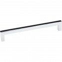 Elements 625-160 625-160SN Stanton 169mm Overall Length Square Cabinet Bar Pull