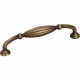 Jeffrey Alexander 718 Series Glenmore 5 3/4" Overall Length Ribbed Cabinet Pull