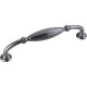 Jeffrey Alexander 718DACM 718 Series Glenmore 5 3/4" Overall Length Ribbed Cabinet Pull
