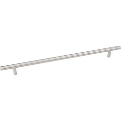 Elements 719SS Naples Hollow Stainless Steel Bar Cabinet Pull with Beveled Ends