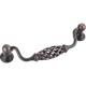 Jeffrey Alexander 749-128 Tuscany 5 15/16" Overall Length Birdcage Cabinet Pull with backplates