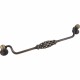 Jeffrey Alexander 749-224DBAC 749-224 Tuscany 9 3/4" Overall Length Birdcage Cabinet Pull with backplates