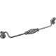 Jeffrey Alexander 749-224 Tuscany 9 3/4" Overall Length Birdcage Cabinet Pull with backplates
