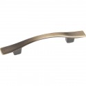 Elements 840AB Kingsport Cabinet Pull, Center To Center Length-3", Finish-Brushed Antique Brass