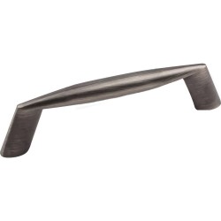 Elements 988-96 Zachary 4 1/2" Overall Length Zinc Die Cast Cabinet Pull