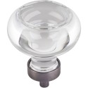 Jeffrey Alexander G120L-SN G120L Harlow 1 3/4" Glass Button Cabinet Knob