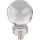 Jeffrey Alexander G130PC G130 Harlow 1 1/16" Glass Sphere Cabinet Knob
