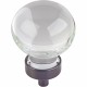 Jeffrey Alexander G130L-SN G130L Harlow 1 3/8" Glass Sphere Cabinet Knob