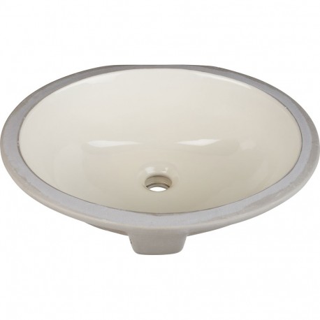 Hardware Resources H8809WH H8809 Undermount Porcelain Sink Basin. 15" x 12"