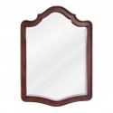 Jeffrey Alexander MIR081 Philadelphia Classic 26" x 34" Chocolate Brown Mirror with Beveled Glass