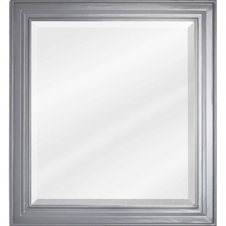 Elements MIR089 Jensen Bath Elements 22" x 24" Grey Mirror with Beveled Glass