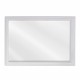 Elements MIR094 Douglas Bath Elements White Mirror with Beveled Glass