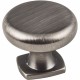 Jeffrey Alexander MO6303SN MO6303 Belcastel 1 Series 1 3/8" Diameter Forged Look Flat Bottom Cabinet Knob